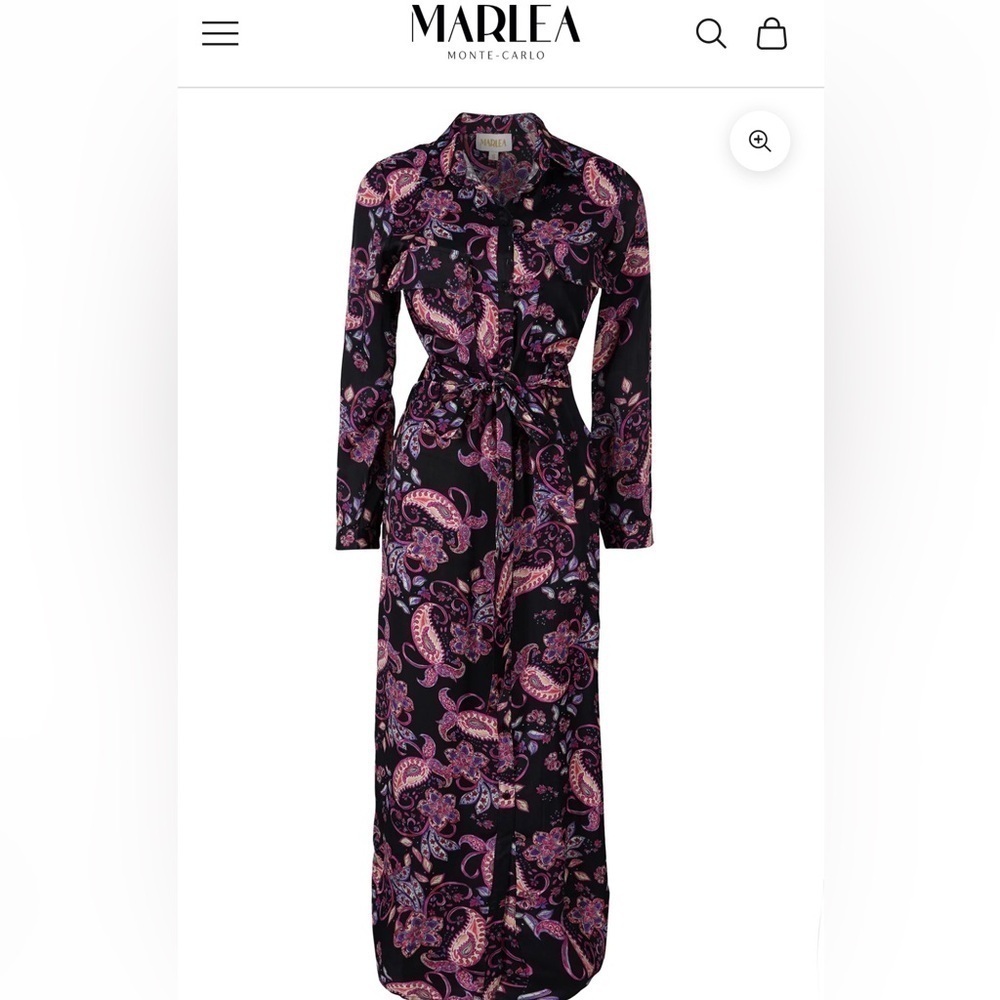 Marlea Eloise skirt purple paisley pattern